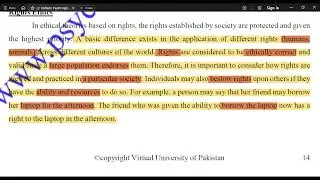 PSY611 Ethical Issues in Psychology Short Lesson 03 | PSY611 Midterm & Finalterm Short Lectures
