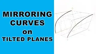 Mirroring curves on Tilted planes I Perspective Drawing Tutorials I How to draw
