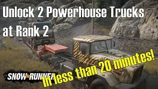 SnowRunner Tayga 6436 & Azov 64131 at Rank 2? Yes! And is less than 20 minutes!