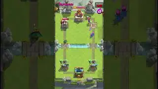 The enemy had steep towers, but I demolished them.....#clashroyale #clah #games #shortvideo