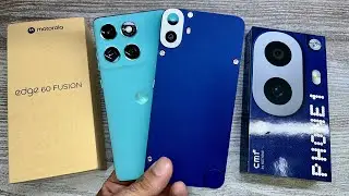 Moto Edge 60 Fusion vs Cmf Phone 1 - Best Konsa ? | Rs 13990 🔥| Gaming Processor 🎮| Best Camera 📸