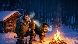 Winter Survival: Log Cabin Restoration & Facing Wolves