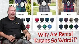 Why Do Rental Kilts Come in All Those Weird Tartans?