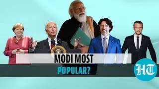 PM Modi vs Biden, Macron, Merkel & others: Who's at top in approval ratings?