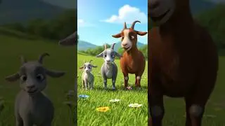 The Three Billy Goats Gruff | Fairy Tales #shorts #YouTube shorts