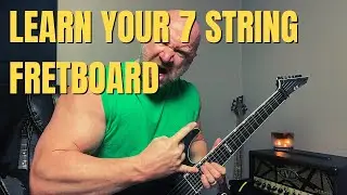 How to Learn Your 7 String Fretboard Better (1 Metal Riff in 4 Places)