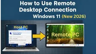How to Use Remote Desktop Connection Windows 11 (New 2026✅)