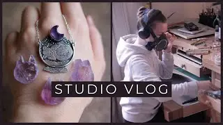 JEWELER'S day in the life - how I make jewelry all day.