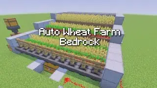 Minecraft Bedrock Automatic Wheat Farm