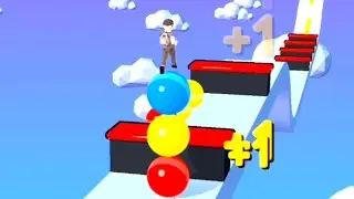 Stack Rider - Gameplay Walkthrough All Levels Android,iOS New Update (106-107)