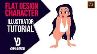 Flat Design,Illustration Character Design - Adobe Illustrator Tutorial #22 (Flat Design)