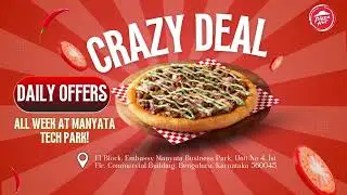 CRAZY PIZZA DEALS at Manyata Tech Park 🍕🔥 | Pizza Hut Offers You Can&rsquo;t Miss!#manyatatechpark#viral