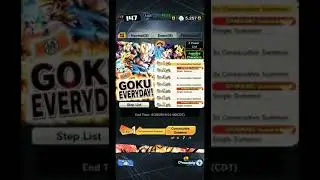 Goku Everyday Step Up Banner (Dragon Ball Legends)