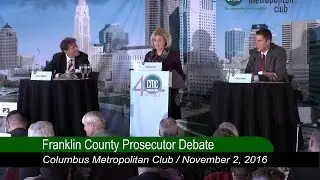 Columbus Metropolitan Club: Franklin County Prosecutor Debate