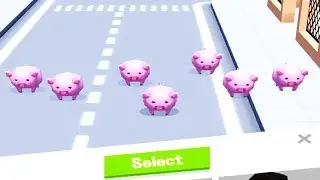 Crowd City PIG Character Unlocked | Pigs Invasion