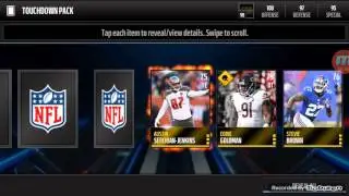 Madden mobile Touchdown pack opening