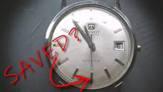 Rescuing a Broken Vintage Tissot Visodate: The Case of the Bent Seconds Hand