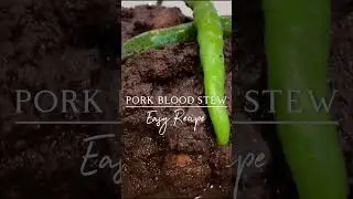 Pork Blood Stew or Dinuguan is a classic Filipino dish. Full recipe on my youtube channel.