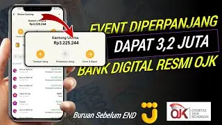 Yes Diperpanjang ❗3,2 Juta dari Event Bank Jago Terbaru & Diperpanjang | Bank Digital Penghasil Uang