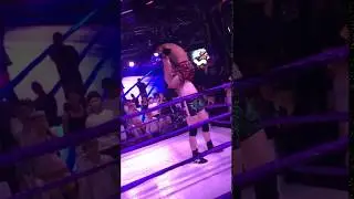 Big Sam performs a choke and a throw [Pro Wrestling in China]