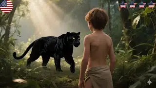 The Jungle Book Mowgli and The Black Panther🌴3D 4K Bedtime Stories for Kids in English #cartoon
