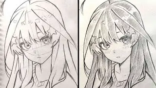 How to draw anime girl Itsuki Nakano | easy drawing for beginners