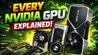 Every NVIDIA Graphics Card Explained in 3 Minutes!