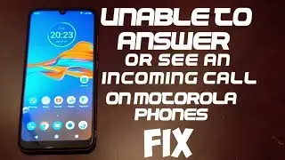 Невозможно ответить или увидеть входящие звонки на телефонах Motorola. Простое решение.