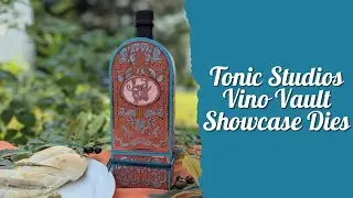 Витрина Tonic Studios: набор штампов Vino Vault