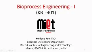 Bioprocess Engineering &ndash;I | Venturi, Orifice and Rota meter | AKTU | MIET | 2