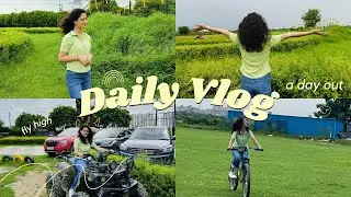 I visited the most peaceful place in Noida |Veda Adventure park #cricket #viratkohli #adventure