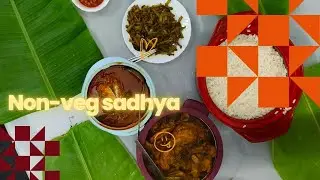 Banana leaf, nonveg twist 🍴#youtube #nonveg #sadhyaspecial #delicious #homemade #food 