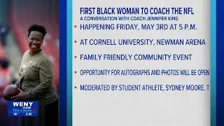 First Black female coach of the NFL to visit Cornell University May 3rd