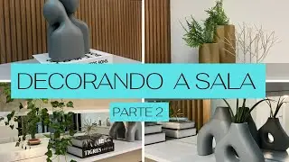 DECORANDO A SALA | Decorando a casa nova, tour pela casa