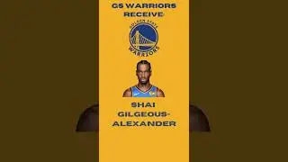 TRADING Shai Gilgeous-Alexander To The Golden State Warriors! #nba #basketball #viral