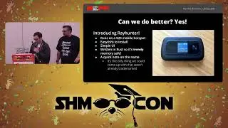 ShmooCon2025 Cooper Quintin and Will Greenberg Rayhunter Recording PCAPs from Stingrays With a 20 Ho