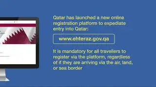 Pre-register via the Qatar arrivals registration platform: www.ehteraz.gov.qaYourSafetyIsMySafety