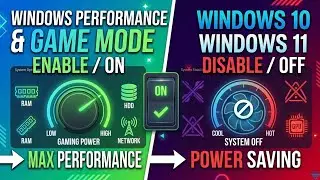 How to Turn OFF / ON ( Disable / Enable ) game mode & graphics performance settings - windows 10, 11