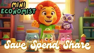 Save, Spend & Share 💰 | Fun Money Song for Kids (Learn Saving the Easy Way!)