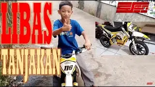 Motor Mini Trail Listrik TEST DRIVE Libas Tanjakan