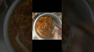 Palm oil rice with vegetable