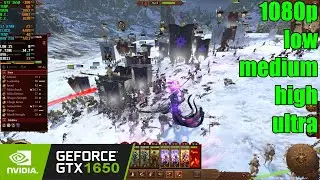 GTX 1650 | Total War: WARHAMMER III - 1080p Low, Medium, High, Ultra