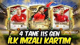 İLK İMZALI 120 GEN KARTI ALDIM 🔥 4 TANE 115 GEN GELDİ ✅ HEMEN SİZ DE YAPIN FC Mobile