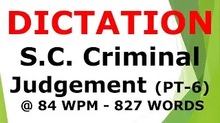#supremecourtjudgementdictation legaldictation @ 84 wpm