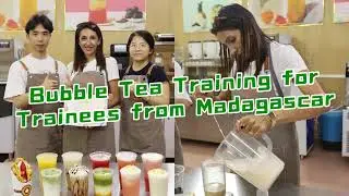 Why do customers from Madagascar prefer to choose our factory for training?#boba training#bobatea