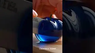 Satisfying Glass Blueberry Cutting ASMR 🔵 | CleanSlice ASMR