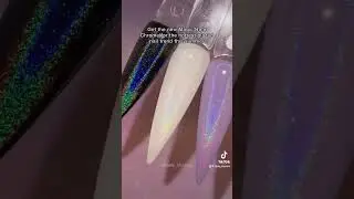 NEW Must have Magic Holo Chrome 💿✨💅 #shorts #nailshorts #nailart #nails #nailinspo