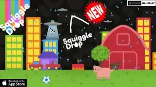 Squiggle Drop || Draw shapes to solve puzzles! || Gameplay & Walkthrough (iOS - Apple Arcade)