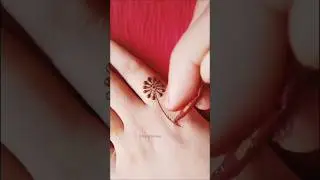 mini mini flower 👍&hearts;️👌#mehndishow #mehndi #ytshorts #youtubeshort #latest#youtuber #viralvideo