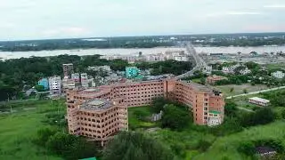 Barisal University Academic Building and Road